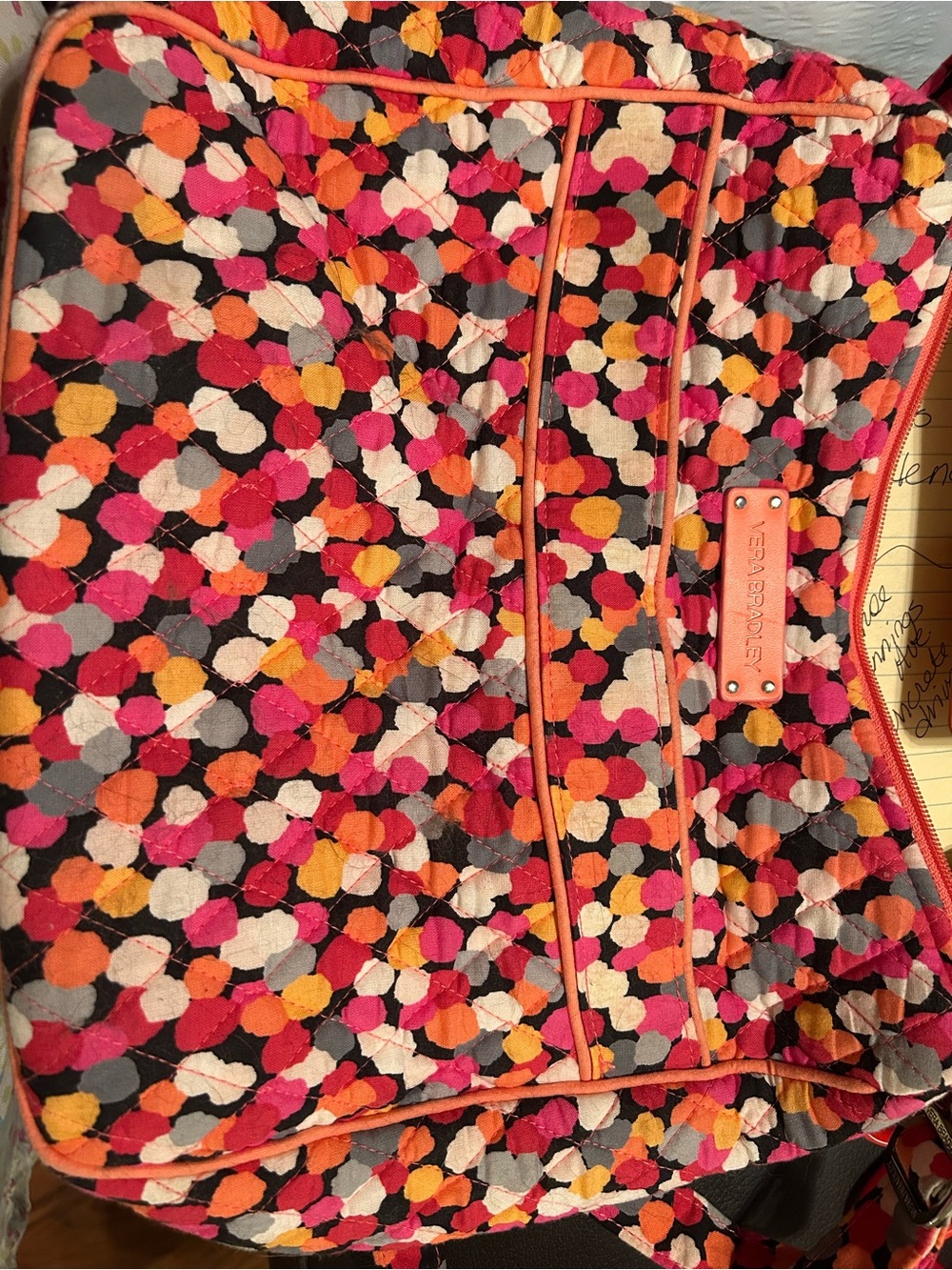 Vera Bradley Glenna Shoulder Bag Tote in Pixie Confetti - Excellent Condition